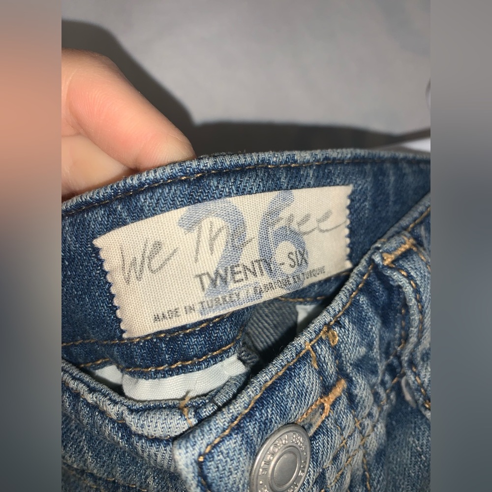 NWT Free People - We The Free Avenue Mini Denim Skirt Size 26 - Picture 6 of 15